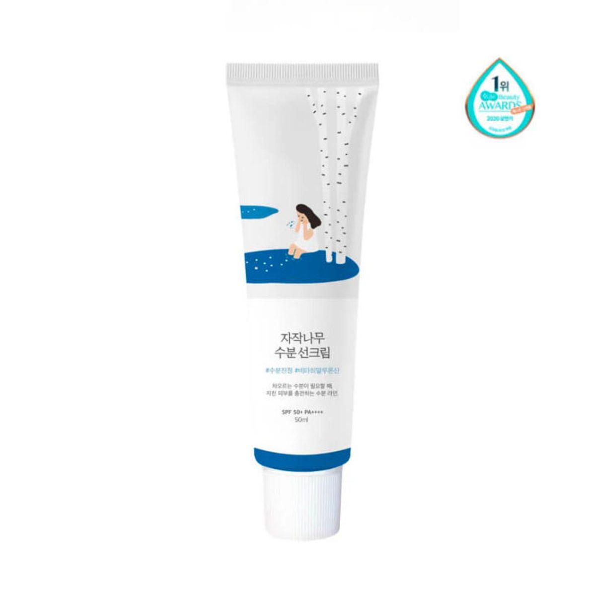 ROUND LAB - Protector Solar Hidratante Cosmético Coreano SPF50+ PA++++ 50 ml