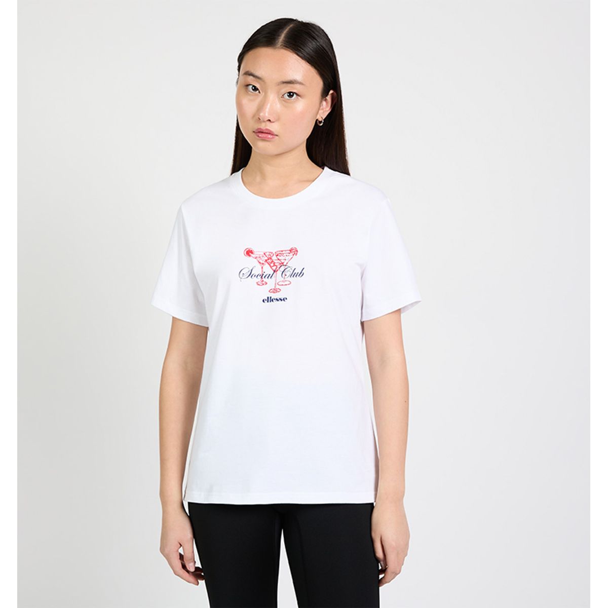 ELLESSE - POLERA MUJER ELLESSE ARIANA ROJO/AZUL