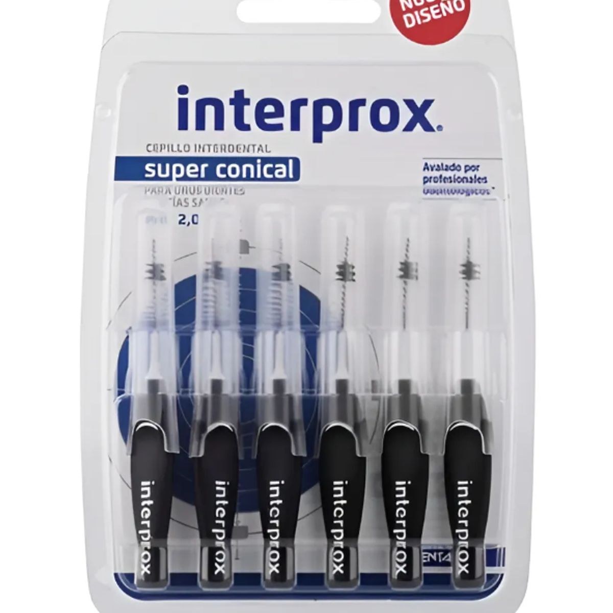 GENERICO - Cepillo Interdental Interprox Super Conical 2.0 Cónico 6 U