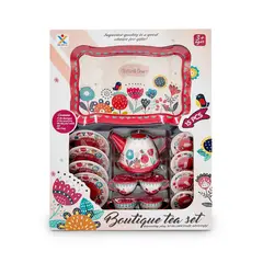 MAGNETICS - Juego de Té Boutique Rojo 15pcs