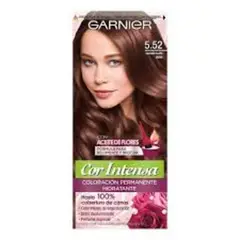 GARNIER - Nutrisse Cor Intensa Coloración Permanente 5.52 Castaño Claro Caoba