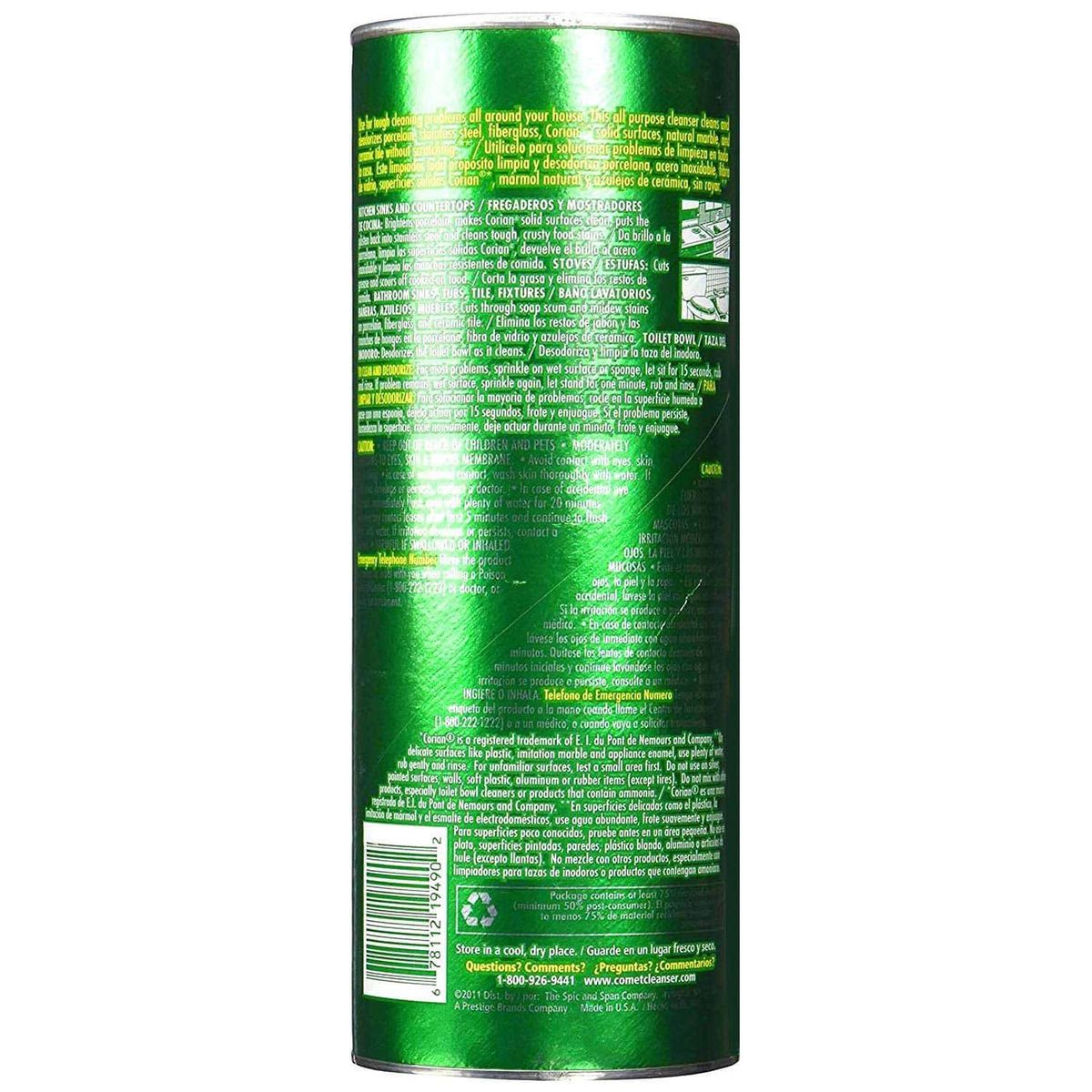 COMET - Desinfectante en Polvo con Cloro Comet 708 g