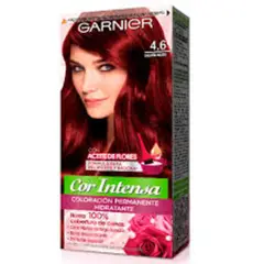 GARNIER - Nutrisse Cor Intensa Coloración Permanente 4.6 Castaño Rojizo