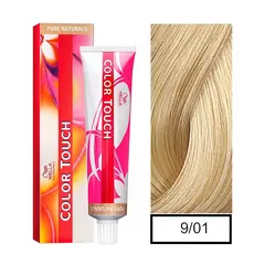 WELLA - Tinte Color Touch 9.01 Rubio Extra Claro Natural Ceniza 60ml