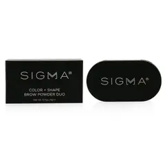 SIGMA BEAUTY - Dúo de polvos para cejas Color + Shape Brow Powder Duo tono Dark