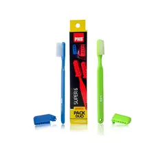 PHB - Cepillo Dental Super 6 Sensible 2 Unidades Pack Mixto