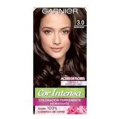 GARNIER - Nutrisse Cor Intensa Coloración Permanente 3.0 Castaño Oscuro
