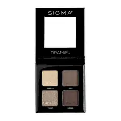 SIGMA BEAUTY - Cuarteto de sombras Eyeshadow Quad tono Tiramisu