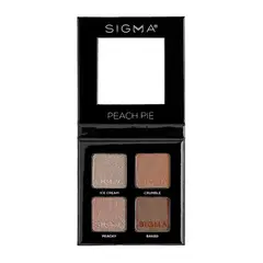 SIGMA BEAUTY - Cuarteto de sombras Eyeshadow Quad tono Peach Pie
