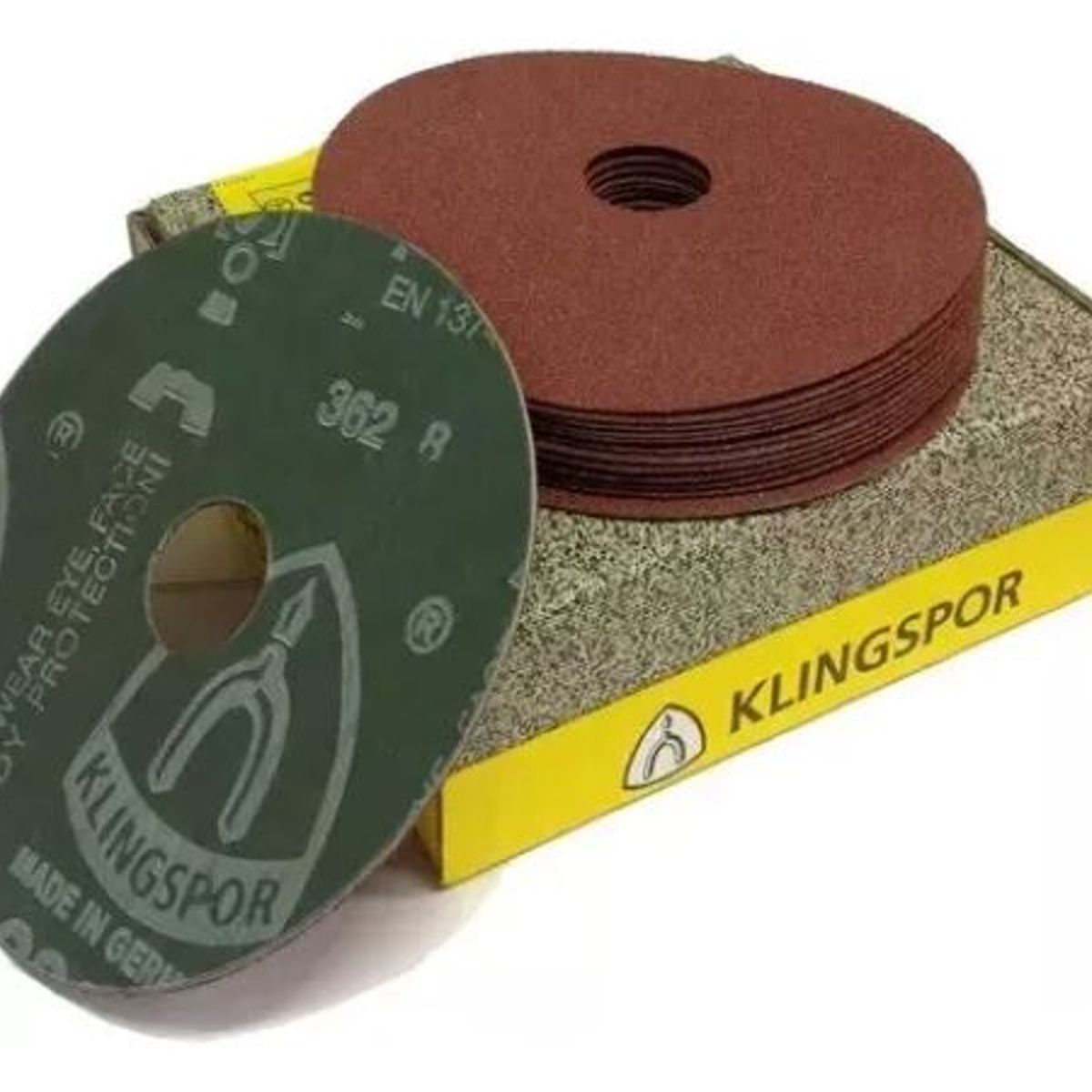 METALFER - Disco Lija Grano 80 Klingspor 10 Unidades.