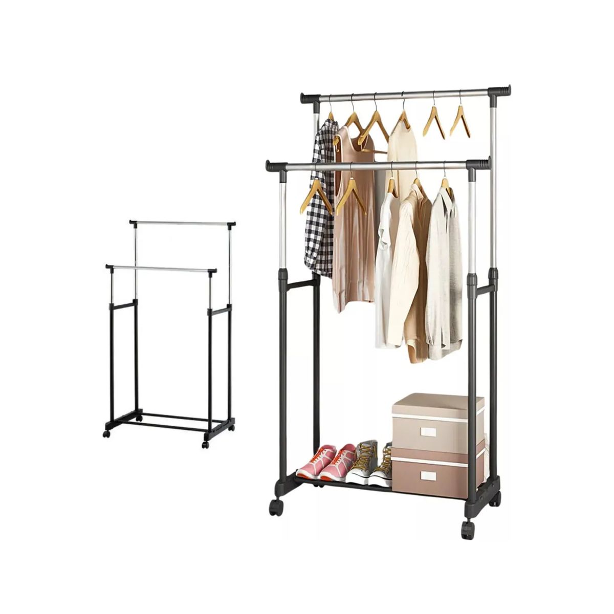 GENERICO - Perchero Organizador Percheros Colgadores Exhibidor De Ropa.