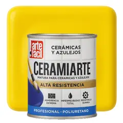 GENERICO - PINTURA CERAMICA AZULEJOS - 1-32 GALON AMARILLO SOL