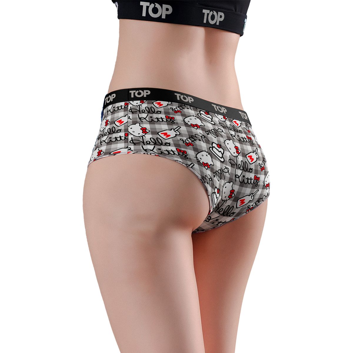 TOP - Calzón Pantaletas Algodón Con Elástico Pack 3 Hello Kitty C5 Top