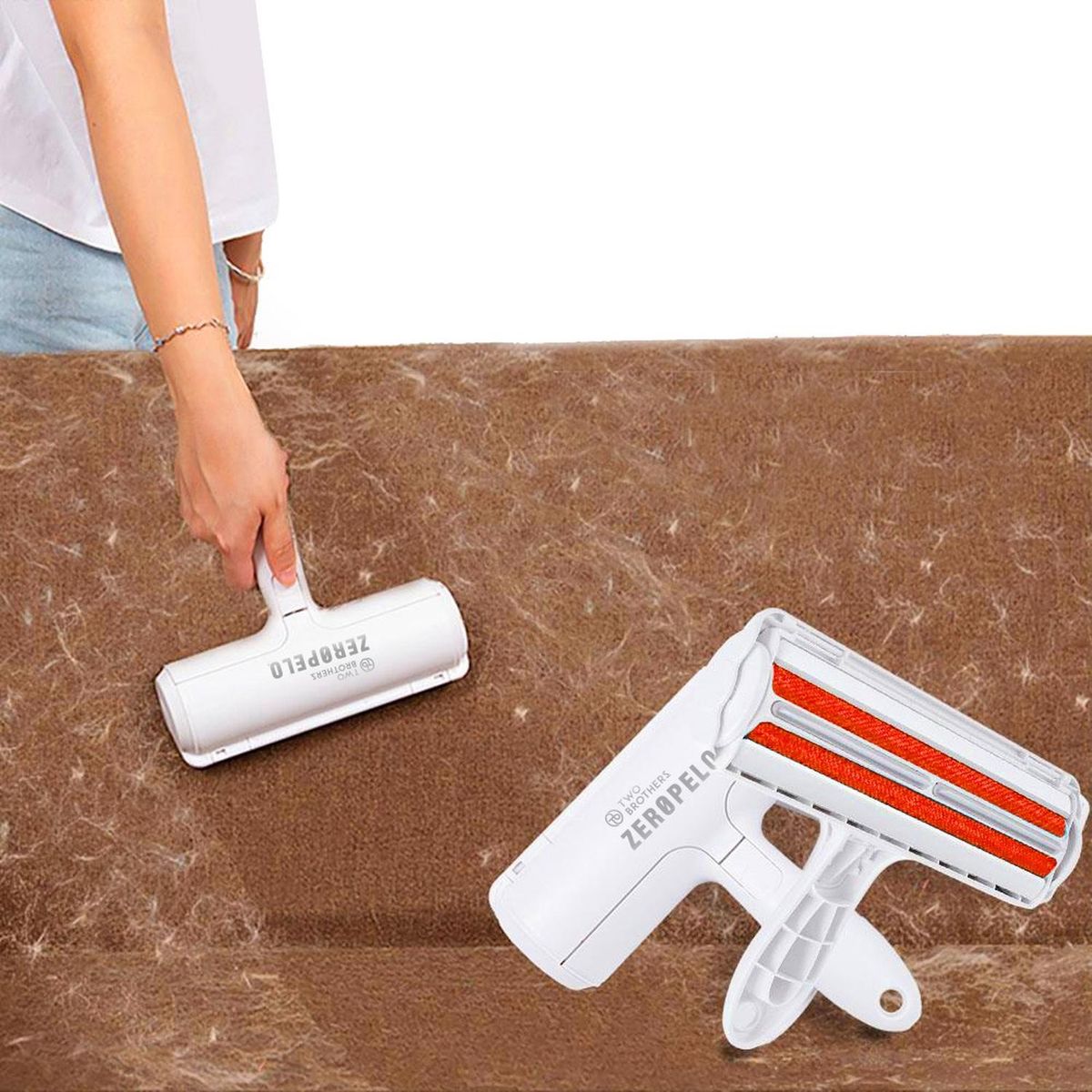 BROTHER - Zeropelo Elimina Pelos De Mascotas De Tu Ropa Y Muebles