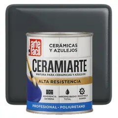 GENERICO - PINTURA CERAMICA AZULEJOS - 1-32 GALON GRIS GRAFITO
