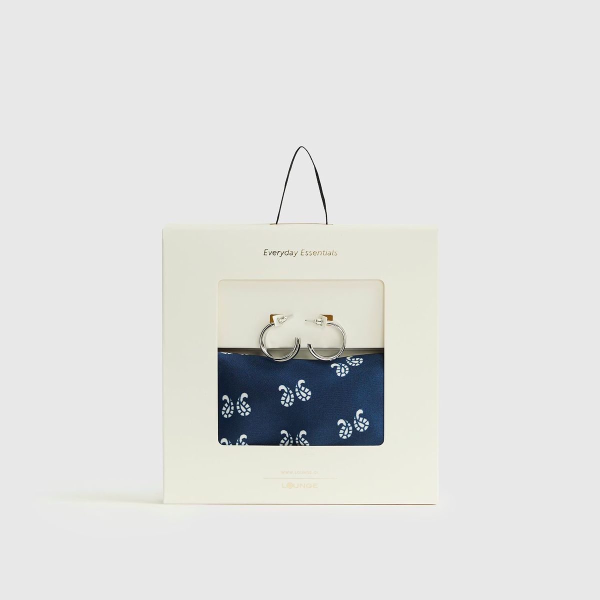 LOUNGE - Set Pañuelo Y Aros Mujer Estampado