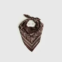 LOUNGE - Set Pañuelo Y Aros Estampado Flores