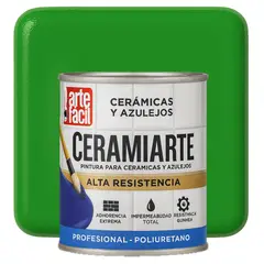GENERICO - PINTURA CERAMICA AZULEJOS - 1-32 GALON VERDE MANZANA