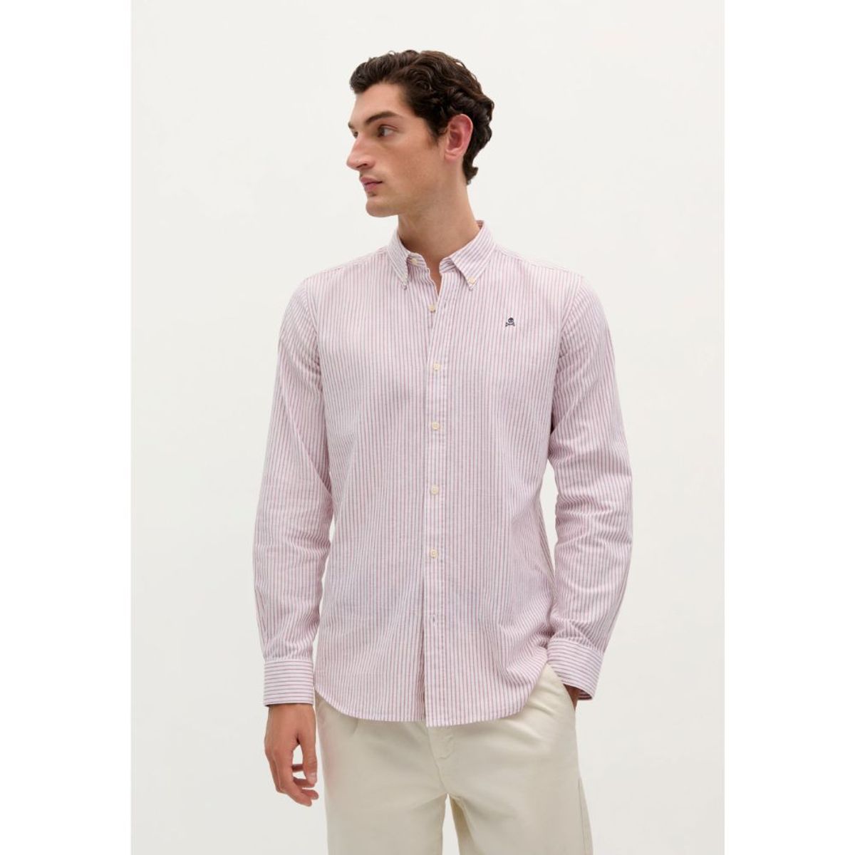SCALPERS - CAMISA RAYAS CALAVERA CONTRASTE