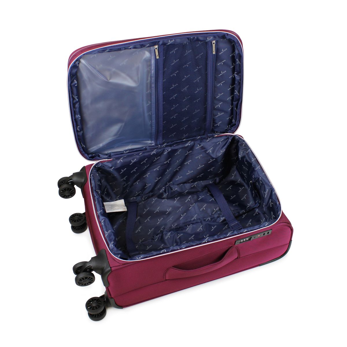 NAUTICA - Maleta blanda de tela S de cabina Nautica Valencia 10kg burdeo