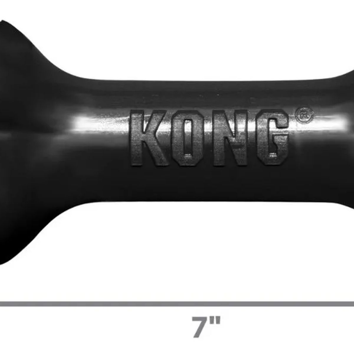 KONG - Kong Extreme Goodie Bone Hueso Rellenable Para Perro Talla M Negro
