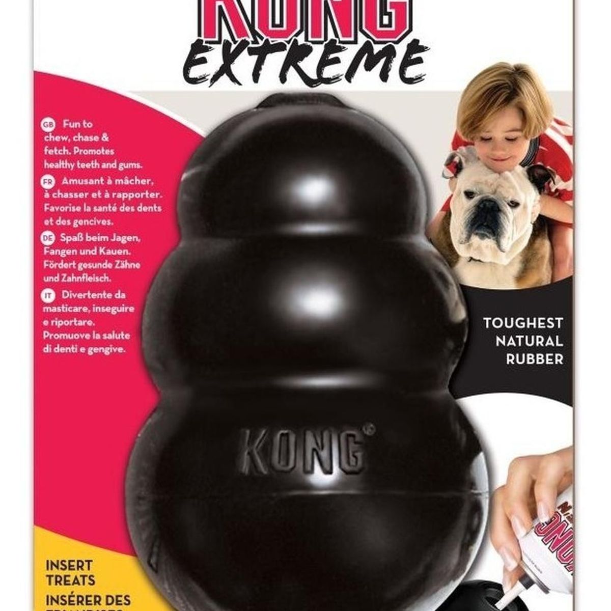KONG - Juguete Kong Extreme Para Mascotas Perros Talla Xxl 38+ Kg