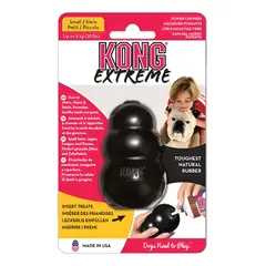 KONG - Juguete Extreme Para Mascotas Perros Talla S Hasta 9 Kg Negro