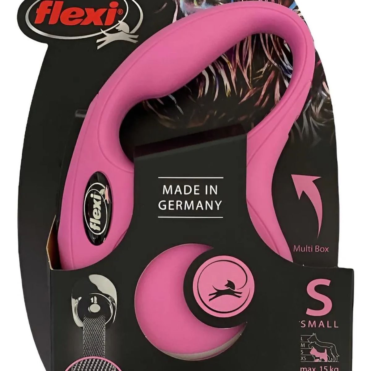 FLEXI - Correa Retráctil Para Perro Flexi Classic Talla S Max. 15kg - Rosa