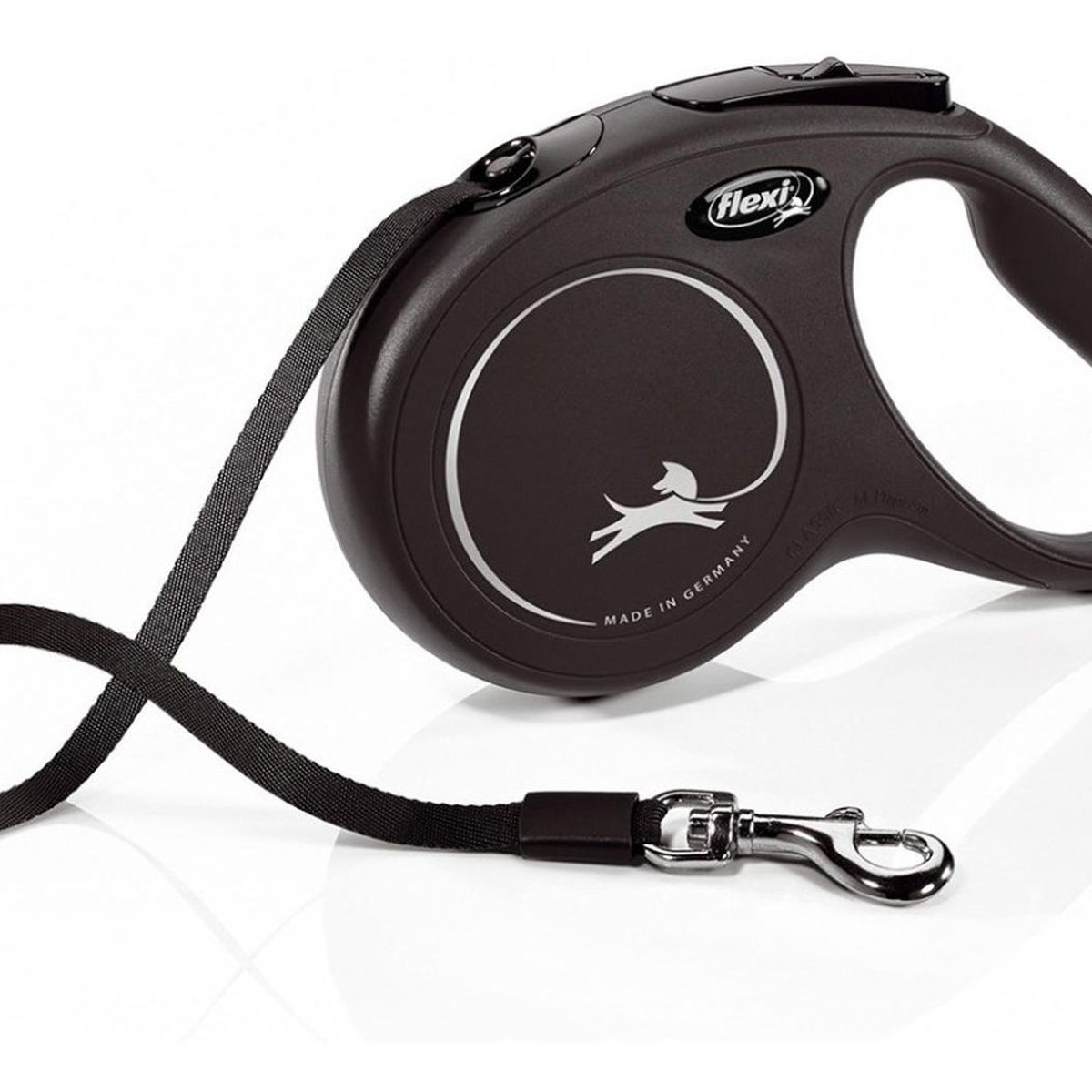 FLEXI - Correa Retráctil Para Perro Flexi Classic Talla S Max. 15kg - Negro