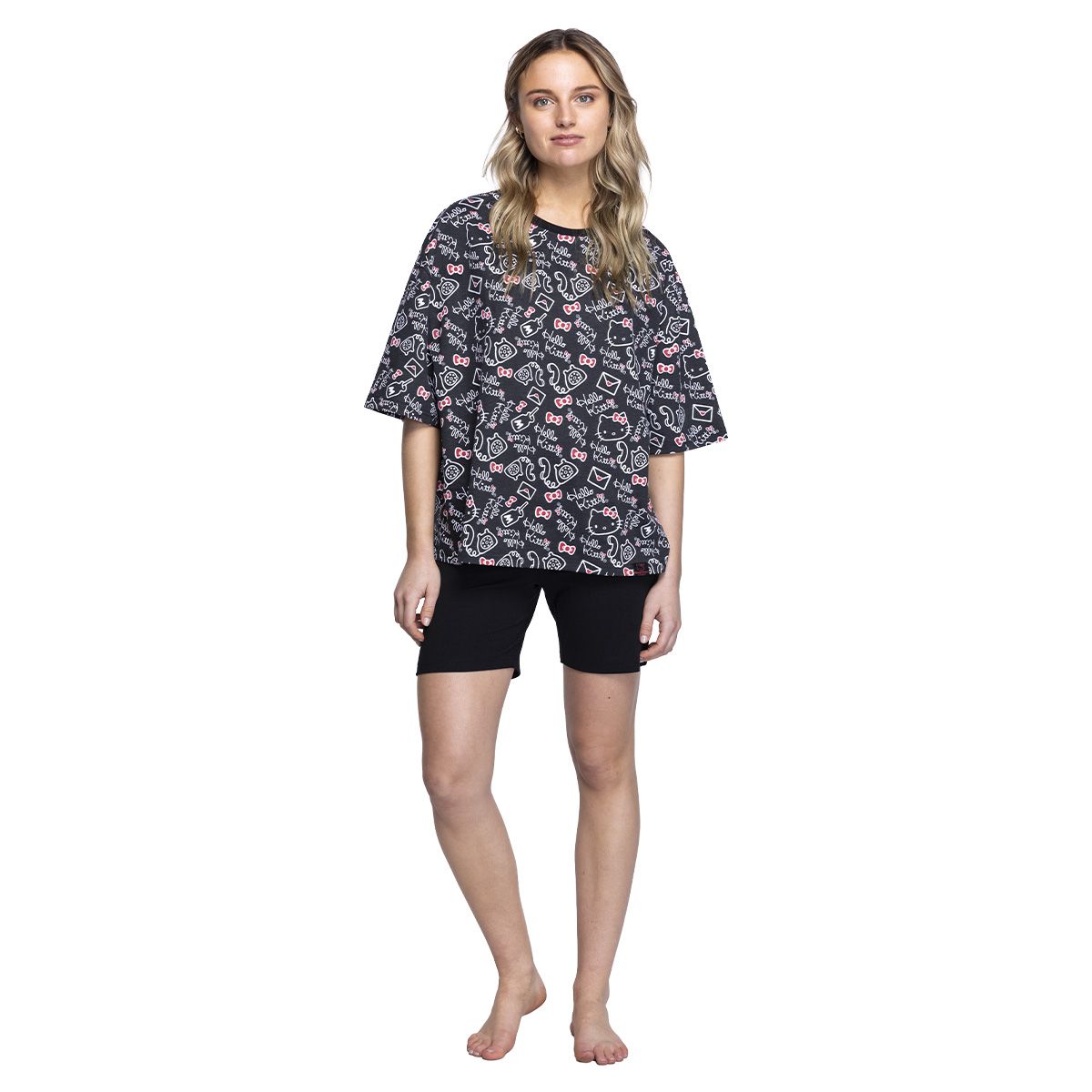 TOP - Pijama Verano Mujer Algodón Hello Kitty C3 Top