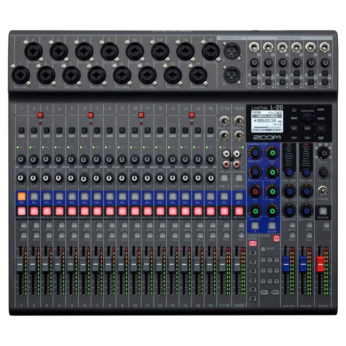ZOOM - Mixer Digital Zoom LiveTrak L-20