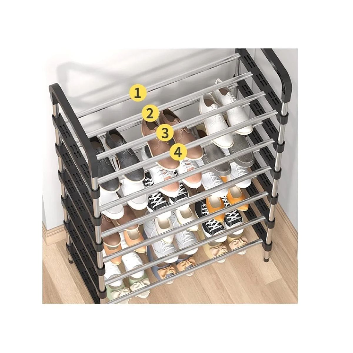 GENERICO - Organizadores De Zapatos Zapateras Organizador Zapato 6nivel