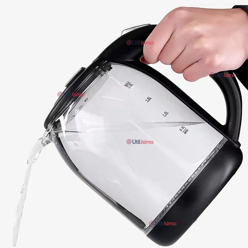 LINE - Hervidor Eléctrico Inteligente Vidrio 1,5 Litros 1500W Tetera