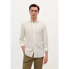 SCALPERS - CAMISA LINO CALAVERA