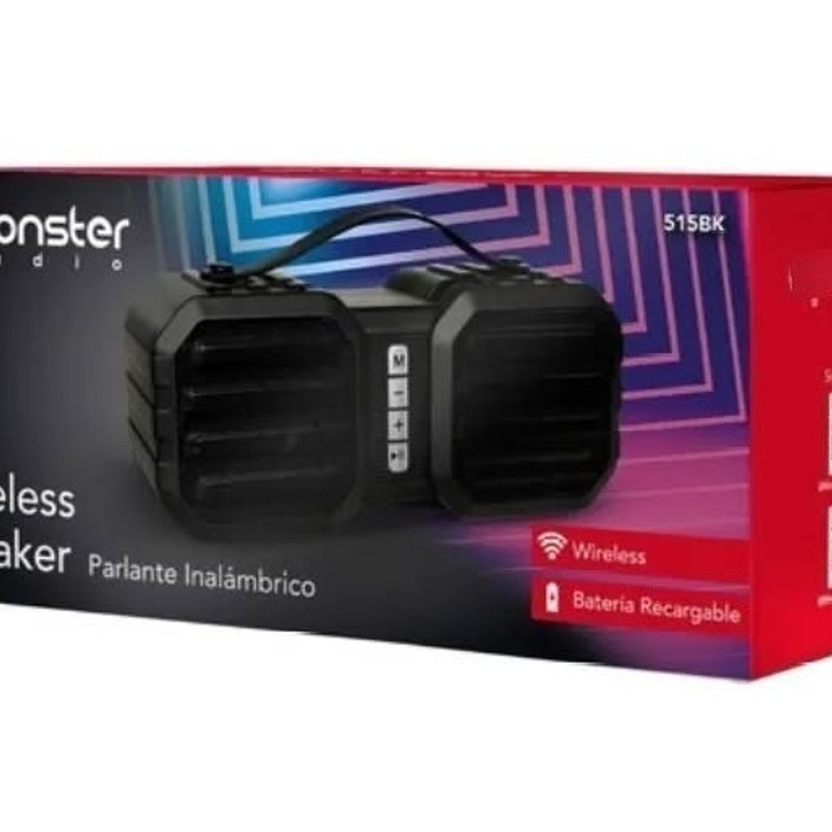 GENERICO - Parlante Inalámbrico Monster Audio 515BK