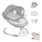 EVERSO - Cuna Bebe Mecedor 3 En 1 Música Silla Mecedora