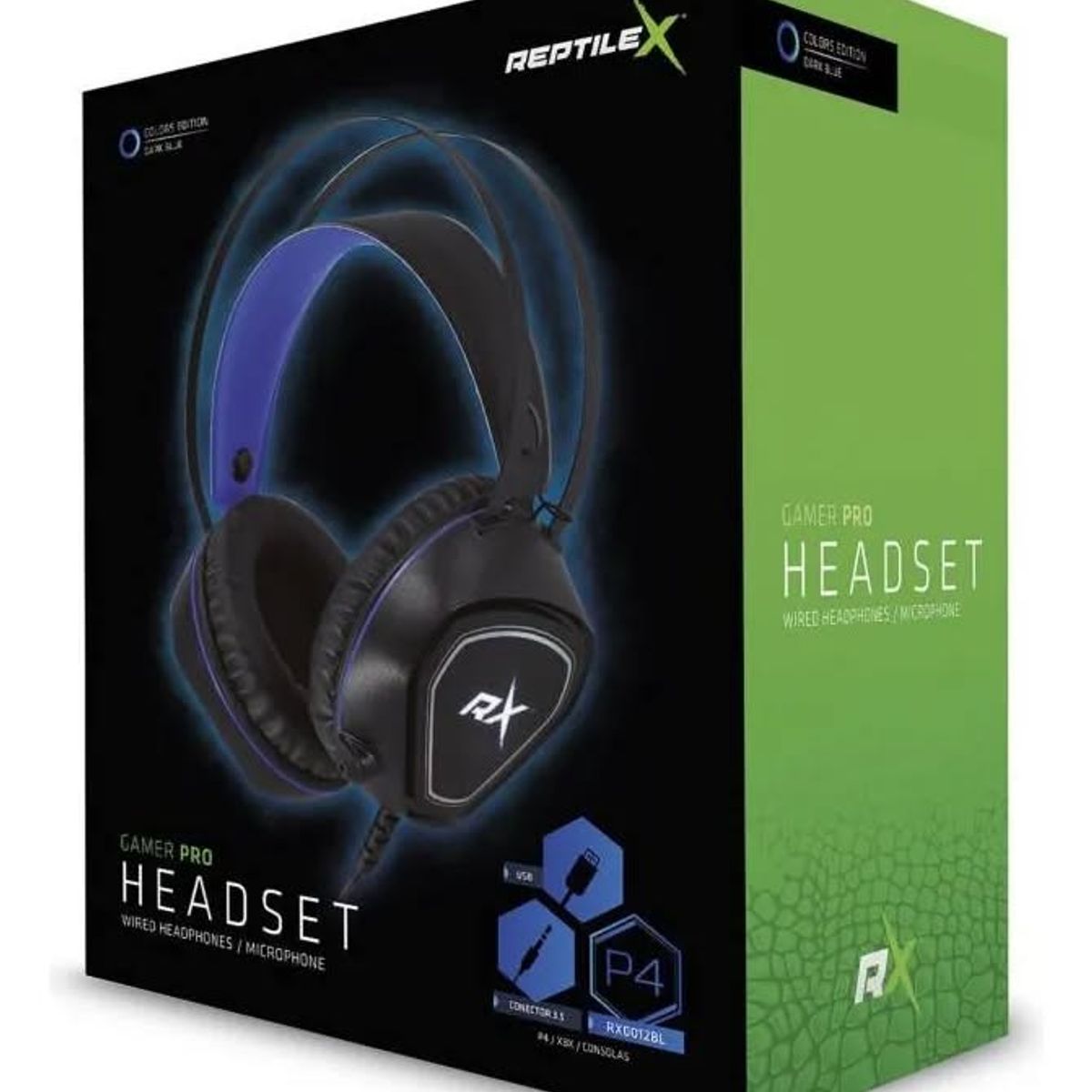 GENERICO - Audifonos Reptile Gamer Pro Ps4 Pc