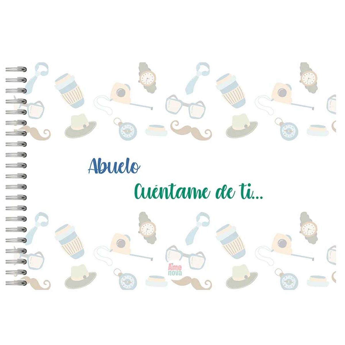 ELAB PROPIA - Abuelo cuéntame de ti  Diseño Old School Grandpa