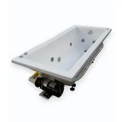 NORGLAS - Tina Hidromasajes Cube 180x80 cm Derecha para una persona