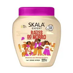 SKALA - Mascara Capilar Raizes Do Morro 100ml Reconstruye Revitaliza Antifrizz Suaviza Brillo