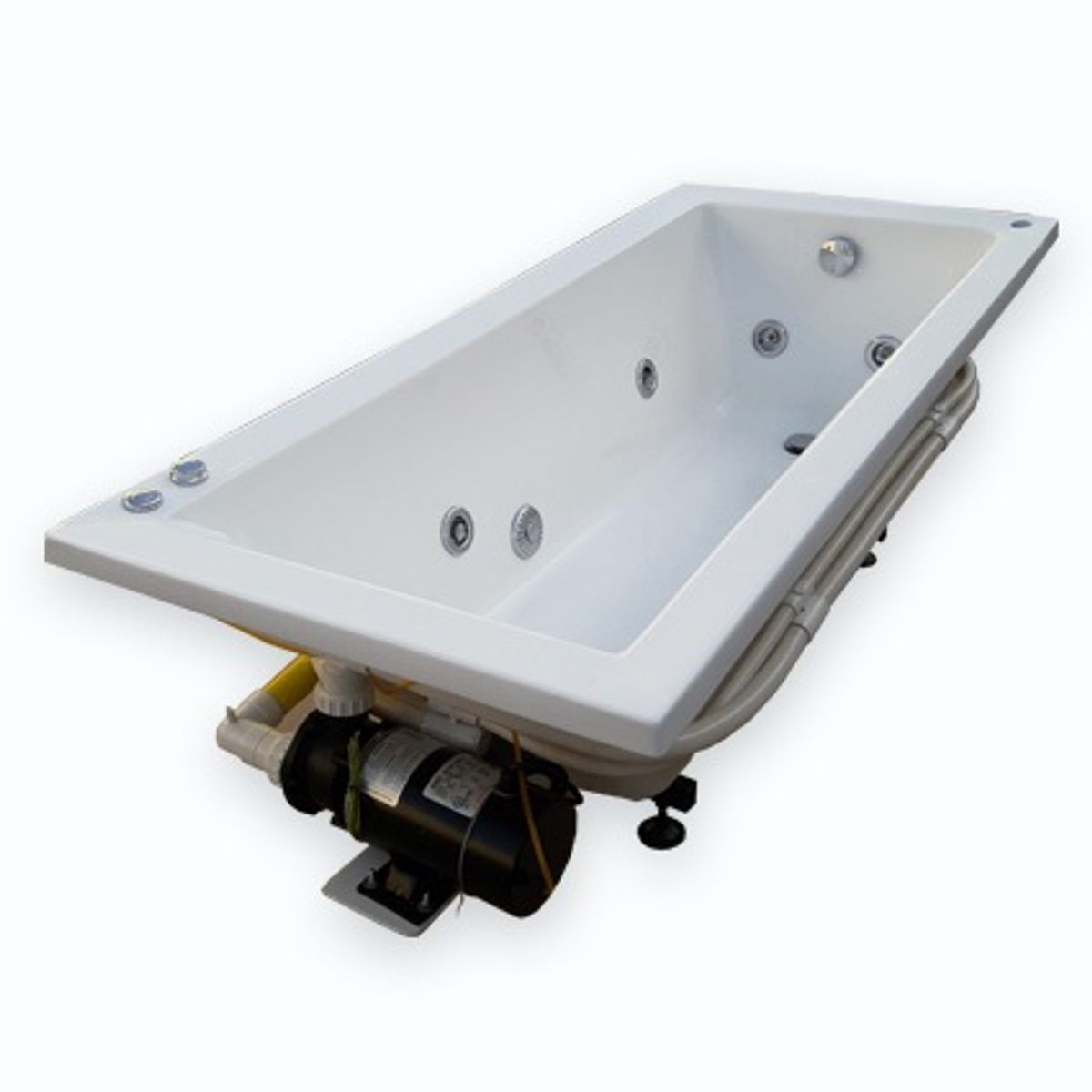 NORGLAS - Tina Hidromasajes Cube 180x80 cm Izquierda para una persona