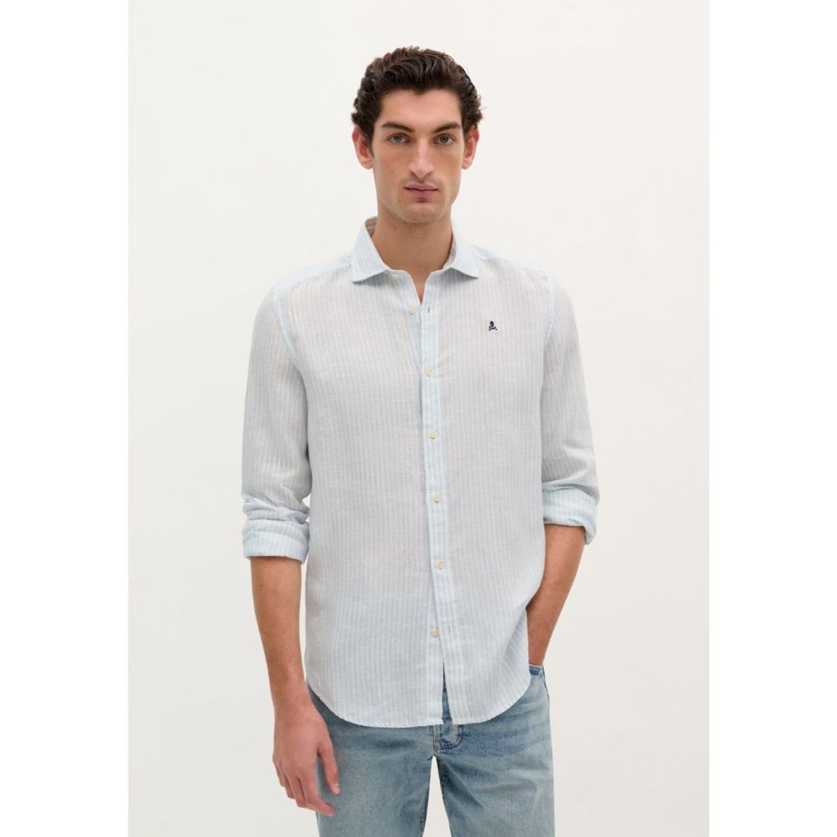 SCALPERS - CAMISA 100% LINO