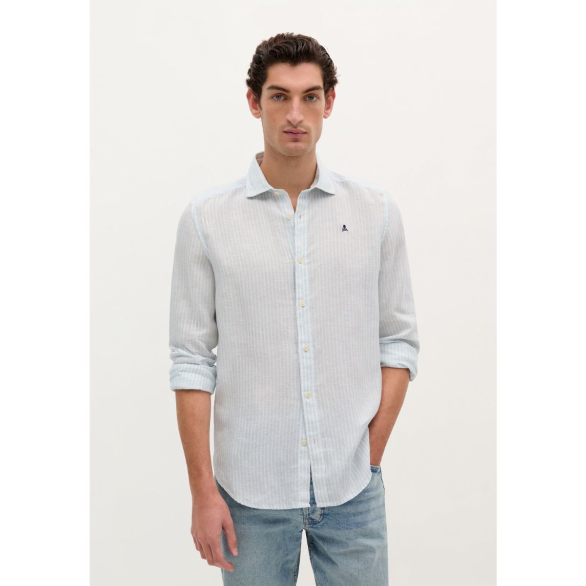 SCALPERS - CAMISA 100% LINO