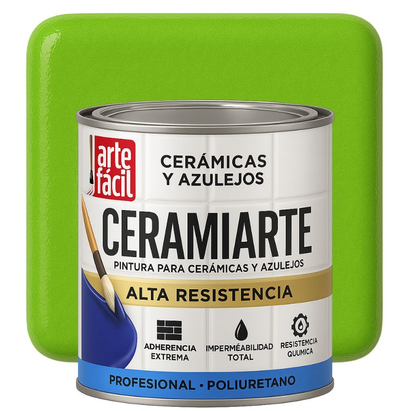 GENERICO - PINTURA CERAMICA AZULEJOS - 1-16 GALON VERDE LIMA