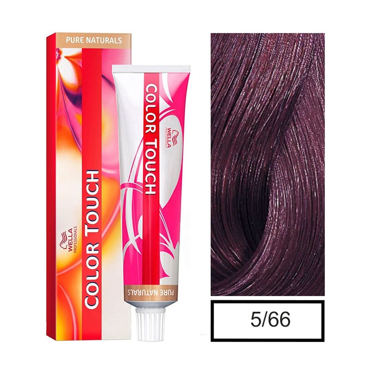 WELLA - Tinte para cabello Wella Color Touch 566 Castaño Claro Violeta Intenso 60ml