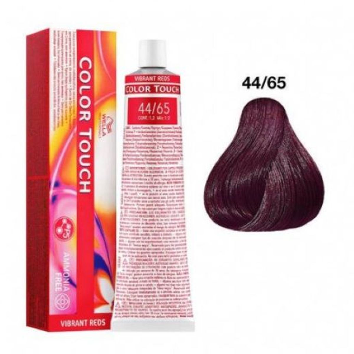 WELLA - Tinte para cabello Wella Color Touch 4465 Castaño Mediano Intenso Violeta Caoba 60ml