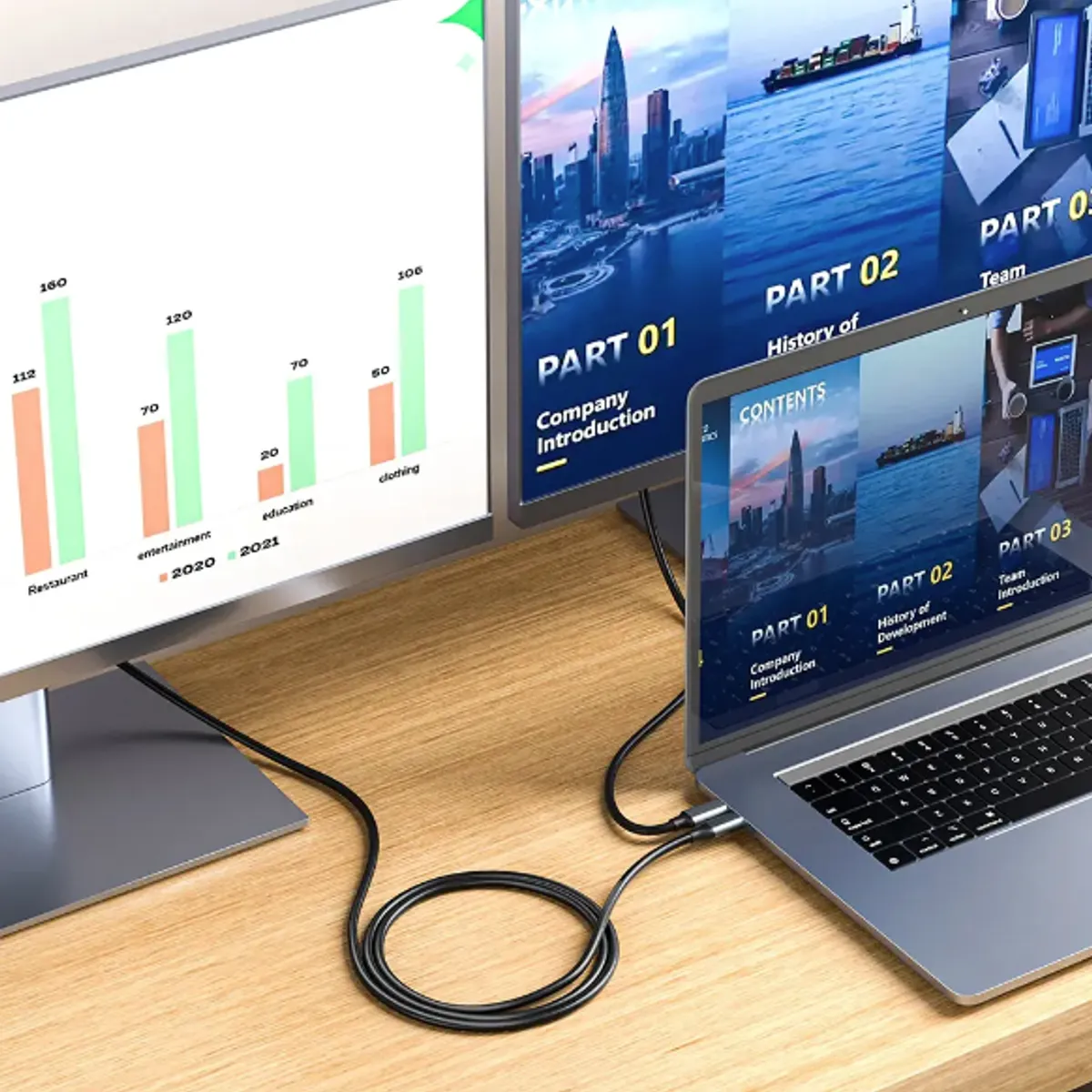 ULINK - Cable USB-C a HDMI 4K60Hz UL-CHDMI180 Ulink