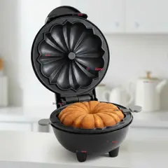 LINE - Máquina De Mini Bundt Queque Pastel Con Molde Antiadherente 700W