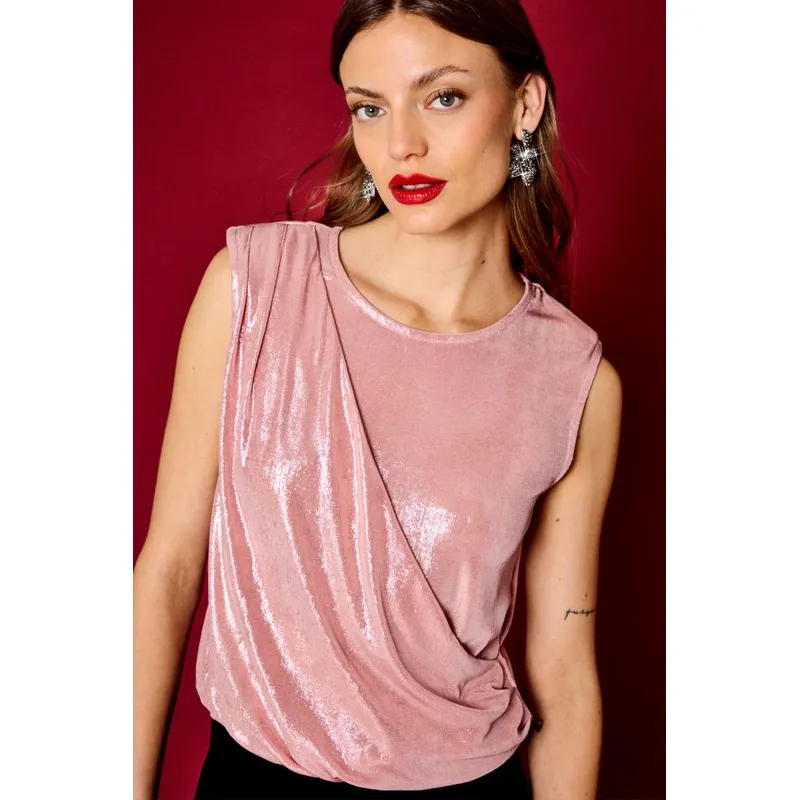 IO - Polera Fantasia Mujer Rosa Io