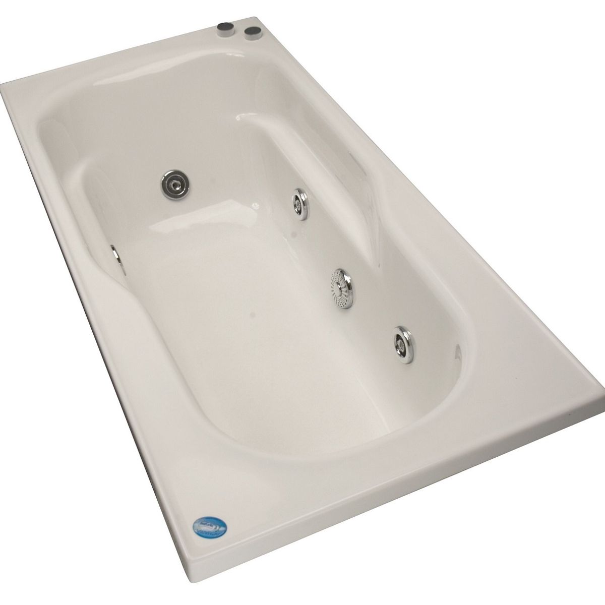 NORGLAS - Tina Hidromasajes Logic170x70 cm Derecha para una persona
